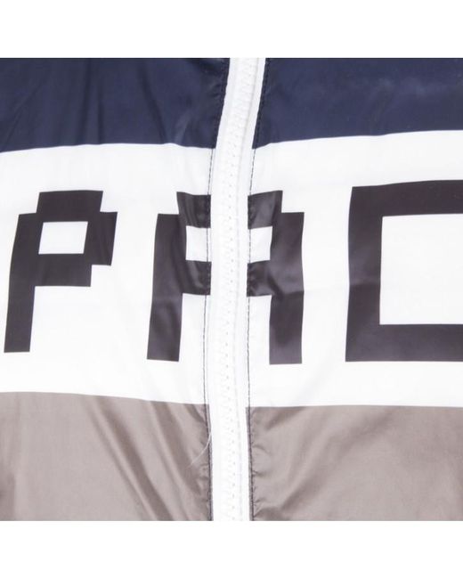 Iceberg Blue Logo Details Down Jacket for men