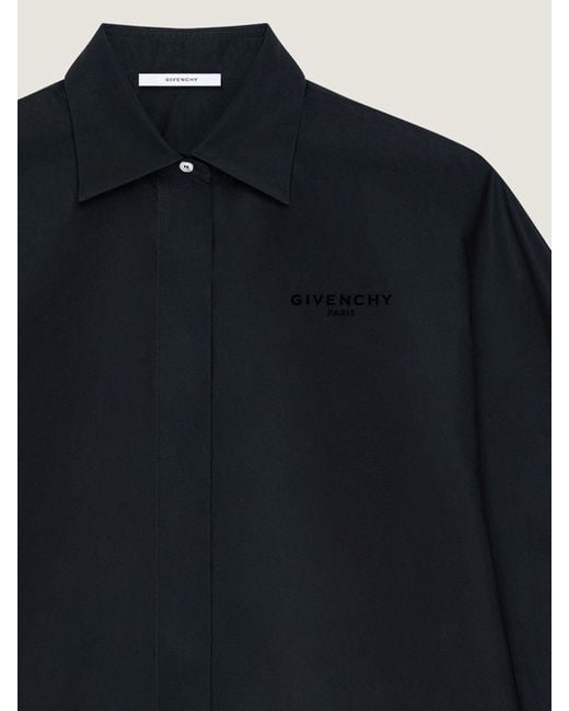 Givenchy Blue Cocoon Shirt