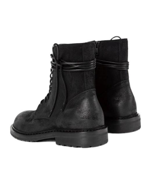 Ann Demeulemeester Black Danny Ankle Boots for men