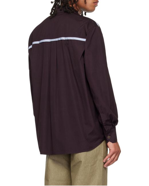 Our Legacy Brown Long Sleeve Shirt for men