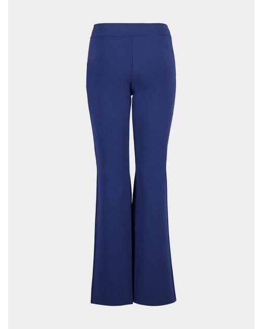 Stella McCartney Blue Flared Knitted Trousers