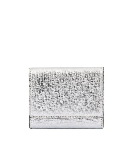 Anya Hindmarch White Eyes Leather Wallet