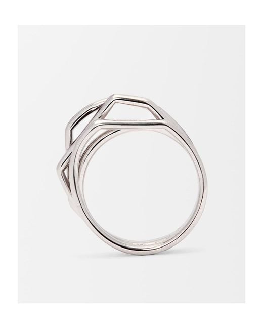 Loewe White Stacked Ring