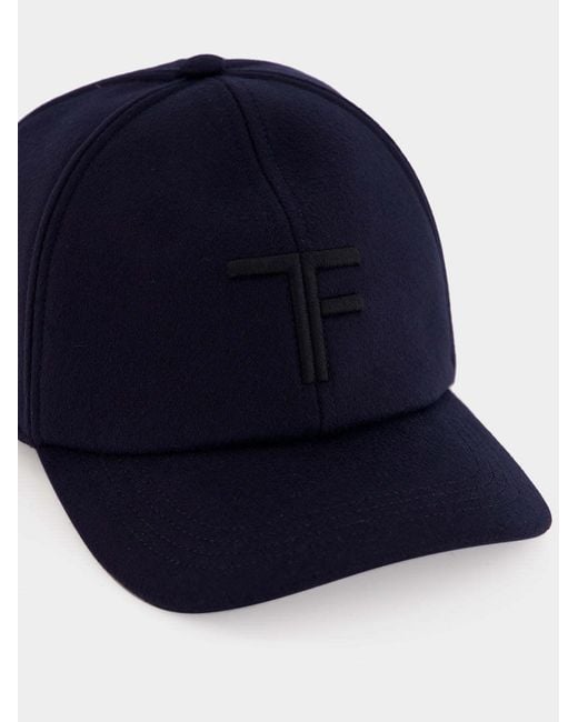 Tom Ford Blue Logo-Embroidered Baseball Cap for men