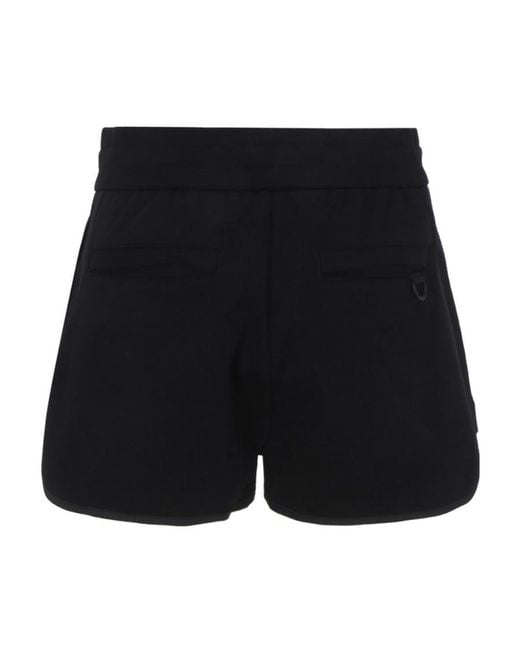 Moose Knuckles Black Quilted Recycled-Nylon Shorts