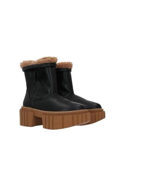 Stella McCartney Black Emilie Platform Boots