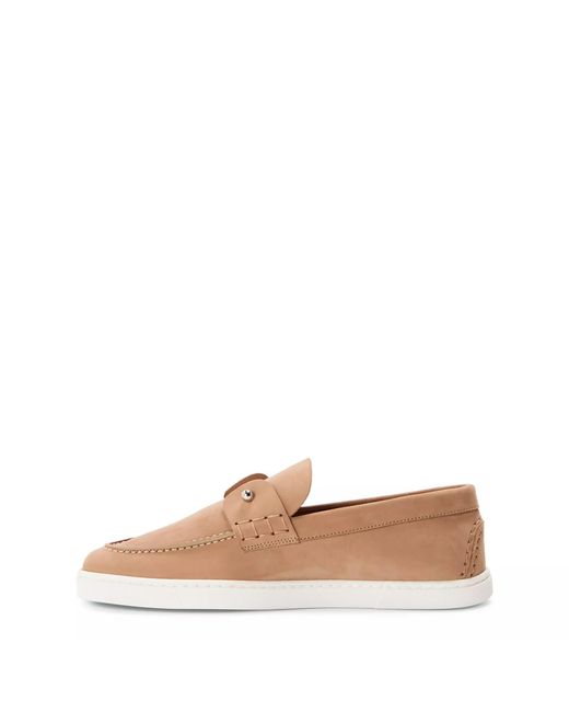 Christian Louboutin Brown Chr Chambeliboat Loafers