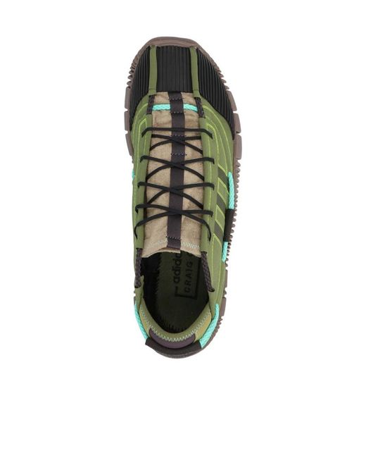 Adidas Originals Green X Craig Scuba Phormar Low-Top Sneakers for men