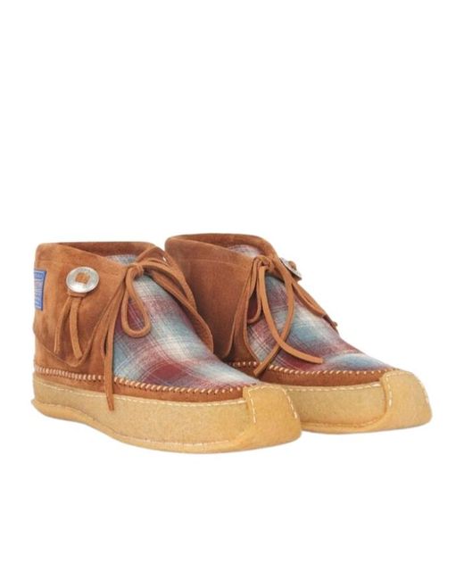Maison Margiela Brown Pendleton Chukka Boot for men