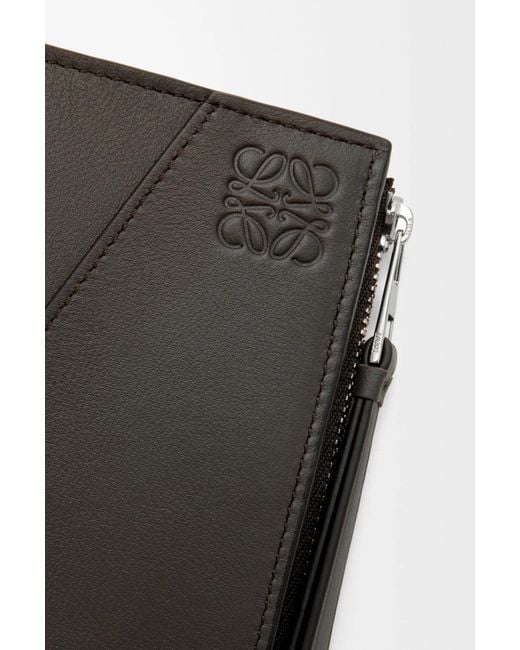 Loewe Black Compact Puzzle Wallet for men