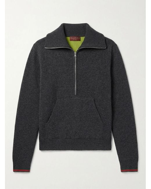 Gucci Blue Wool Cashmere Sweater