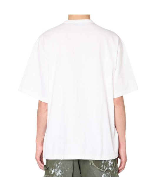 Kolor White Crew-Neck T-Shirt for men