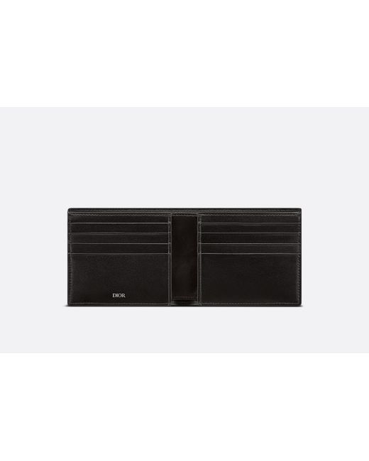 Dior Black Homme Cd Icon Signature Wallet for men