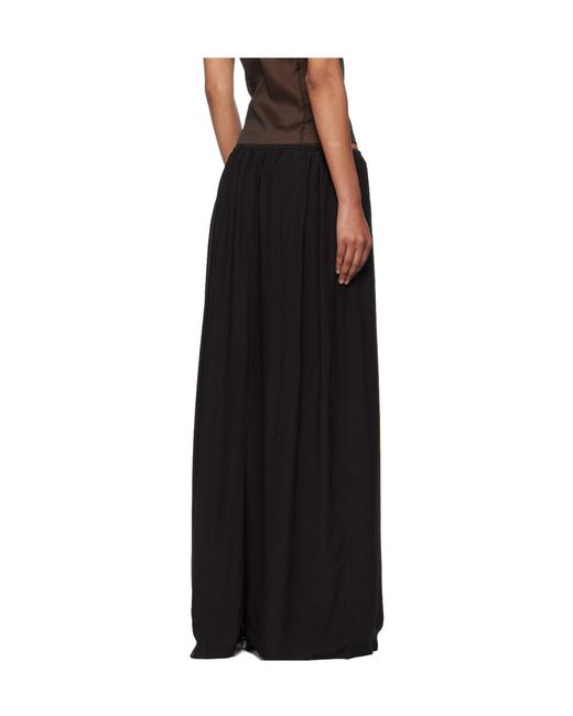 Frankie Shop Black Aeson Maxi Skirt