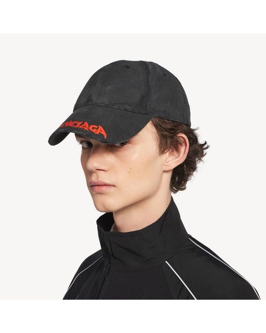 Balenciaga Gray Logo Detailed Cap for men