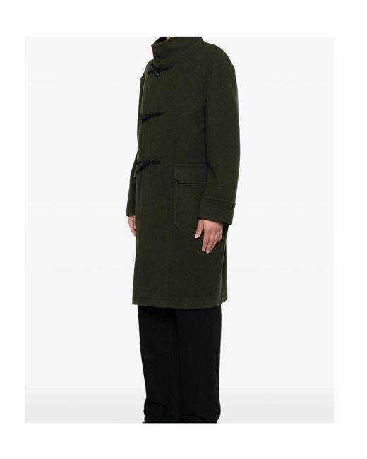 Tagliatore Green Long Sleeve Coat for men