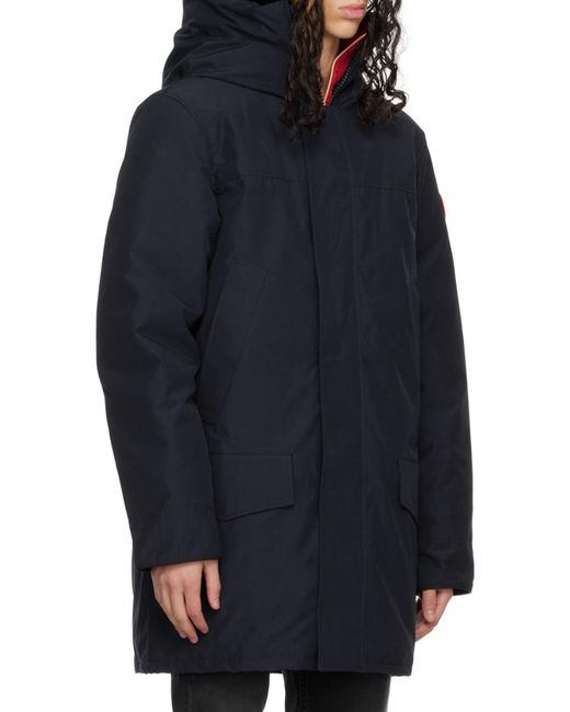 Canada Goose Blue Langford Hooded Parka for men