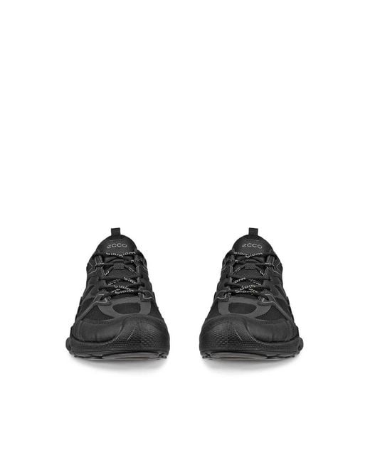 Ecco Black Lace-Up Sneakers for men
