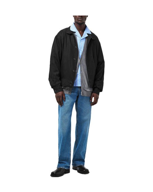 Our Legacy Black Stand-Collar Jacket for men