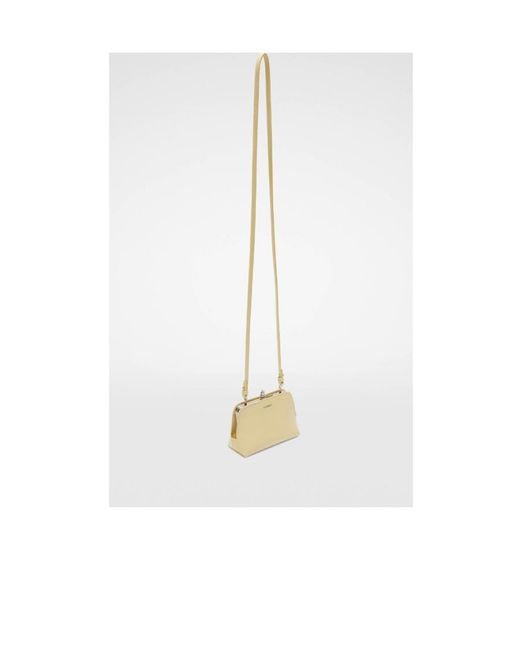 Jil Sander Metallic Goji Micro Shoulder Bag
