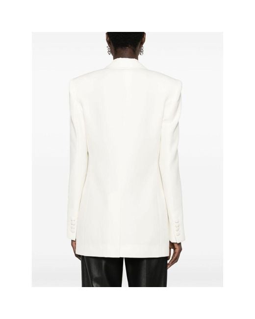 Stella McCartney White Long Sleeved Suit Jacket