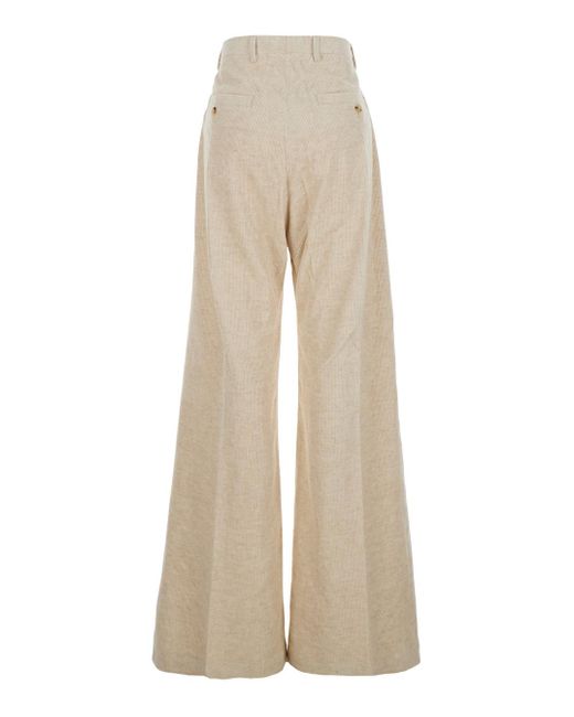 Rick Owens Natural Belt Loops Slacks