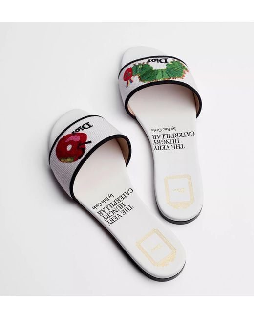 Dior White Dway Slide