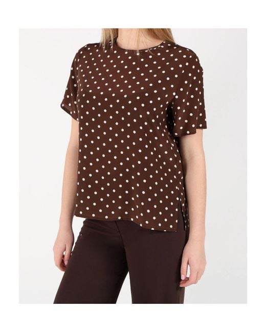 P.A.R.O.S.H. Black Polka Dot Blouse