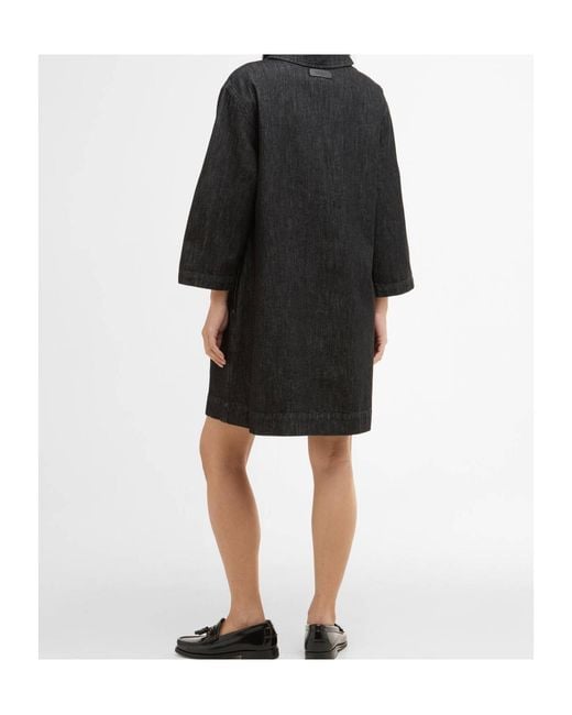 Barbour Black Myra Denim Dress