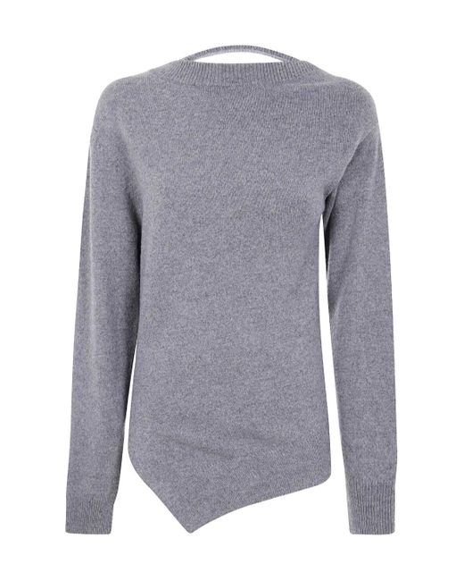 Rohe Blue Two-Way Deconstructed Sweater