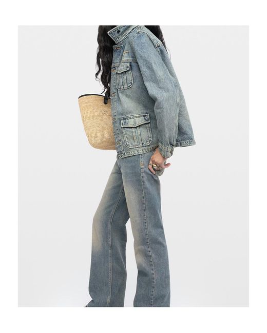 Zadig & Voltaire Blue Jacket Lienna Denim