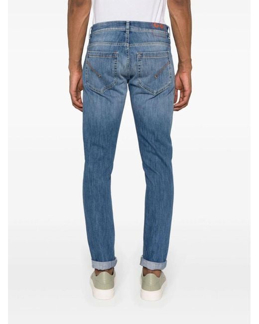 Dondup Blue Relaxed Fit Jeans for men