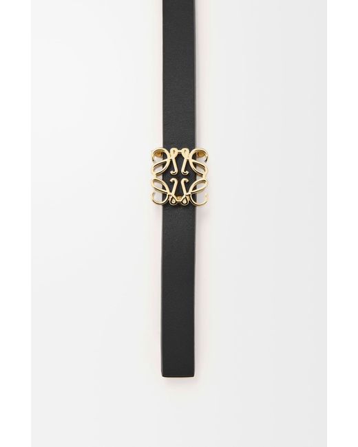 Loewe White Reversible Anagram Cube Belt