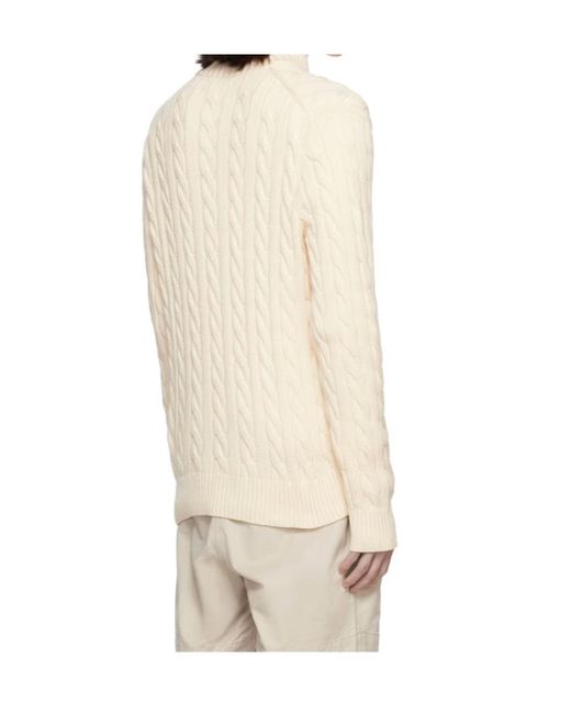 Polo Ralph Lauren White Half-Zip Long-Sleeved Jumper for men