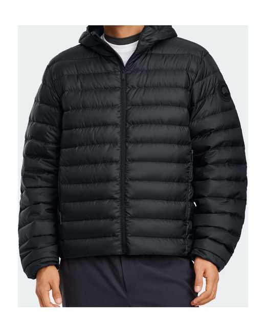 Canada Goose Blue Stratus Tonal Label Hooded Jacket for men