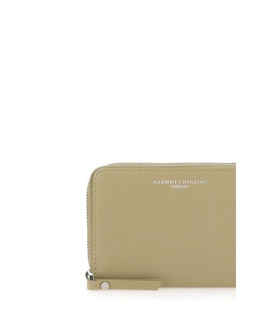 Gianni Chiarini Natural Dollaro Zip-Around Wallet
