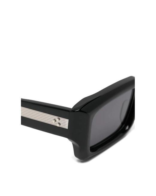 Jacques Marie Mage White Rectangle-Frame Sunglasses for men