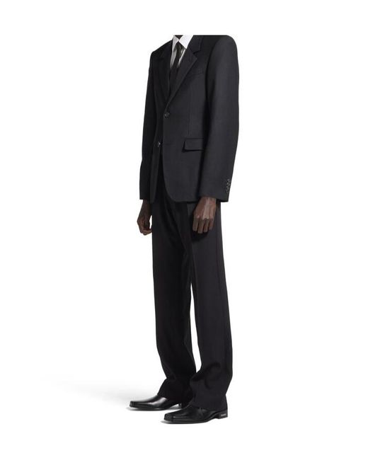 Balenciaga Black Standard Tailored Jacket for men