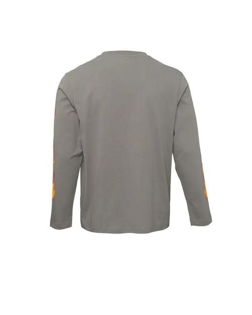 Palm Angels Gray Logo T-Shirt for men