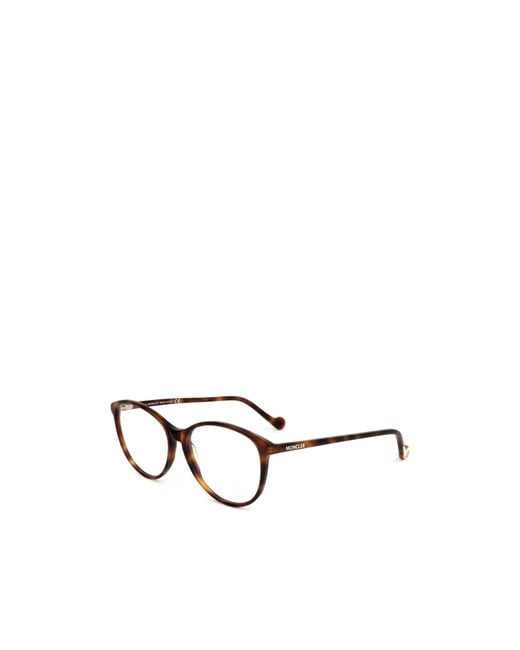 Moncler White Eyewear Cat-Eye Glasses for men