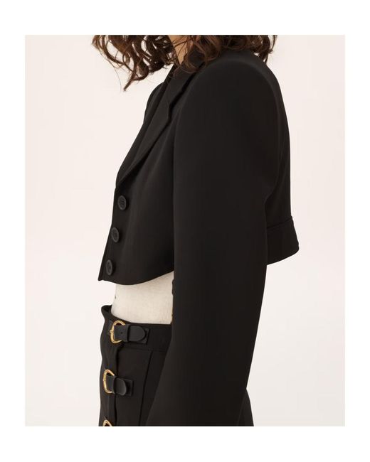 Chloé Black Chloé Cropped Spencer Jacket