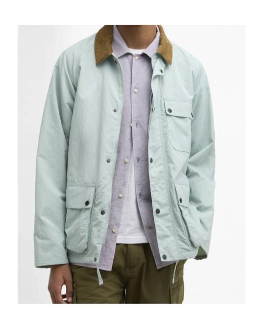 Barbour Green Modified Solway Showerproof Jacket for men