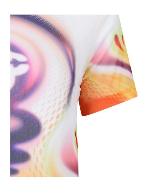 Casablanca Pink Graphic-Print T-Shirt