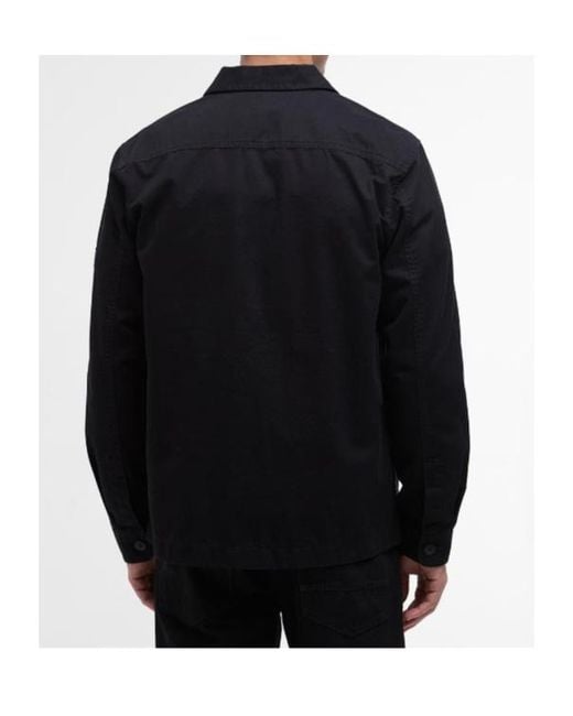 Barbour Blue Shirt-Style Casual Jacket for men
