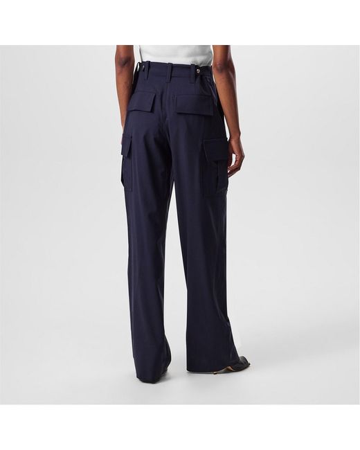 Bottega Veneta Blue Long Casual Pants