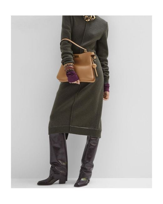 Fendi Brown Peekaboo Soft Medium Tote Bag