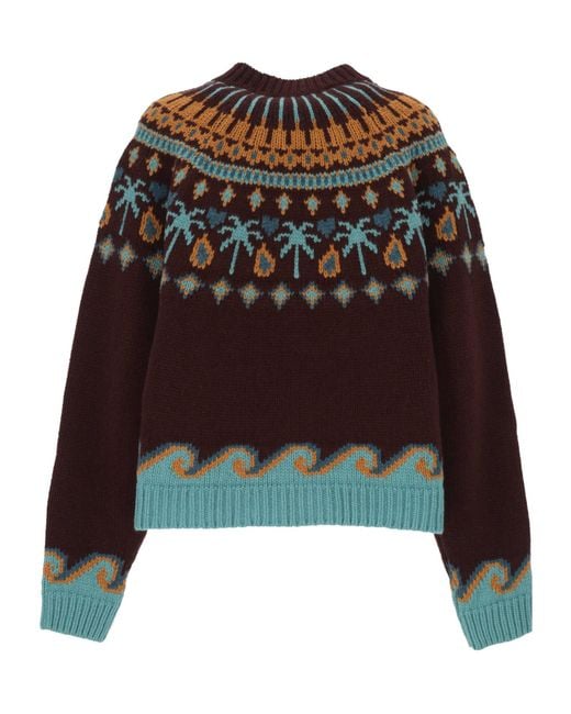 Alanui Black Crew-Neck Sweater