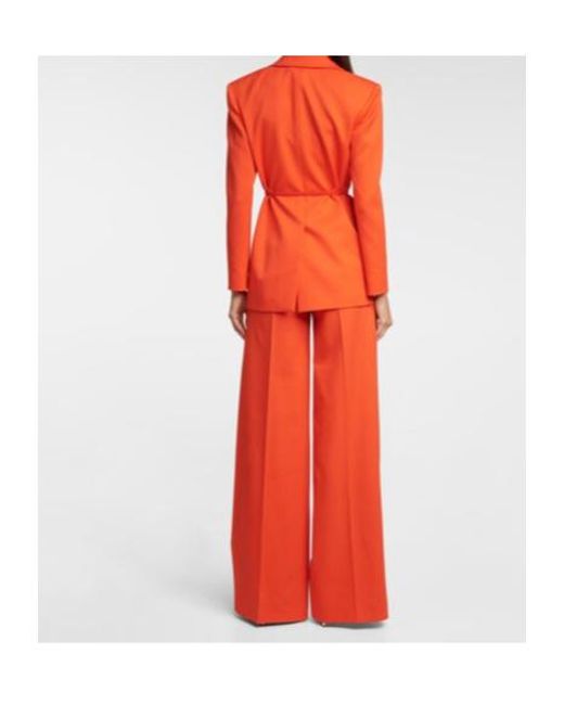 Altuzarra Orange Fenice Wool Blazer