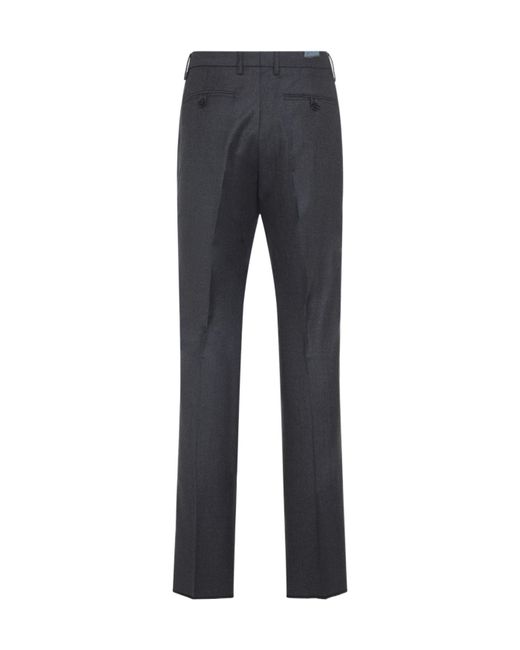Etro Blue Belt Loops Slacks for men