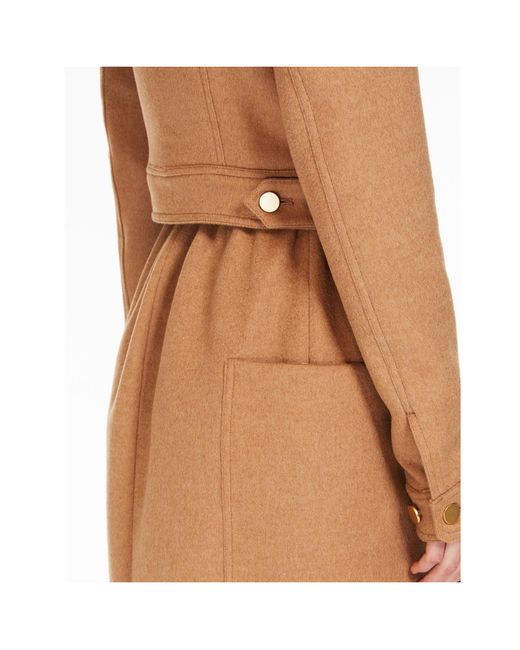 Max Mara Brown Cropped Fitted Jacket